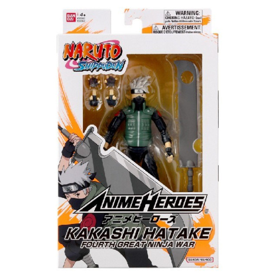 ANIME HEROES NARUTO - HATAKE KAKASHI GOURTH GREAT NINJA WAR