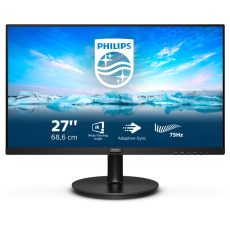 Philips V Line 272V8LA/00 plochý počítačový monitor 68,6 cm (27") 1920 x 1080 px Full HD LED Černá