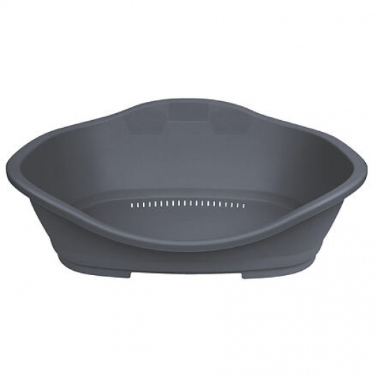 Be Eco plastový pelech Sleeper č. 1 s vetraním 56 x 41 cm, tmavošedý Be Eco plastový pelech Sleeper č. 1 s vetraním 56 x 41 cm, tmavošedý