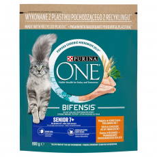 PURINA One Bifensis Senior 7+ - suché krmivo pro kočky - 800 g