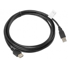 Lanberg CA-USBE-10CC-0030-BK USB kabel USB 2.0 3 m USB A Černá