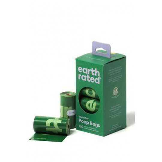 Vrecká na psie exkrementy ER s vôňou levandule 8 rolí Vrecká na psie exkrementy ER s vôňou levandule 8 rolí