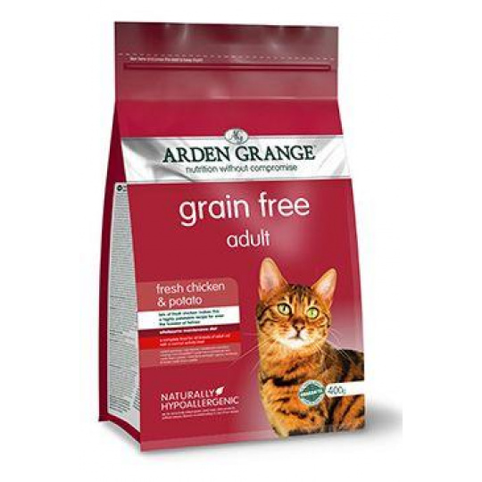 Arden Grange GF Cat Adult s čerstvým kuracím mäsom a zemiakmi 400g Arden Grange GF Cat Adult s čerstvým kuracím mäsom a zemiakmi 400g