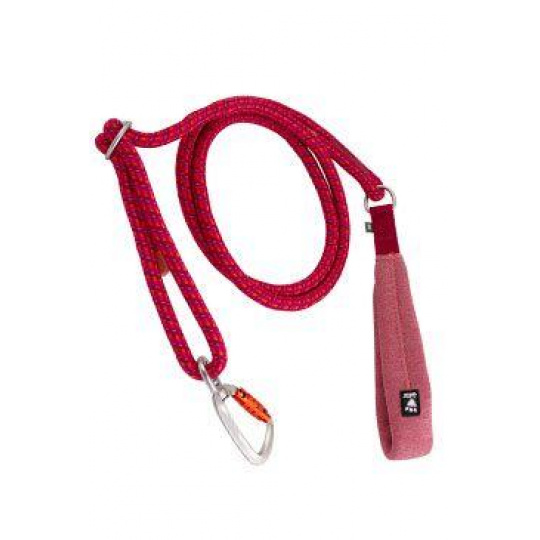 Vodítko Hurtta Adjustable lanové červené 120-180cm/8mm Vodítko Hurtta Adjustable lanové červené 120-180cm/8mm