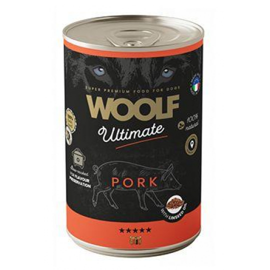 WOOLF Ultimate DogFood konz. Bravčové mäso 400g