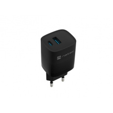 NATEC CHARGER RIBERA GAN 1X USB-A + 1X USB-C 30W