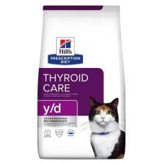 HILL'S Thyroid Care y/d - suché krmivo pro kočky - 3 kg