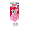 Hračka Kong Cat Flingaroo Tutu Myš, s rolničkami, modro ružová, polyester