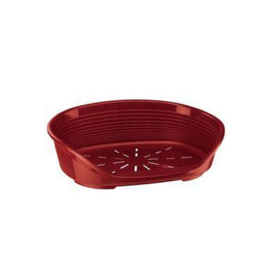 Pelech plast SIESTA DLX 10 bordová 93,5x68x28,5cm FP