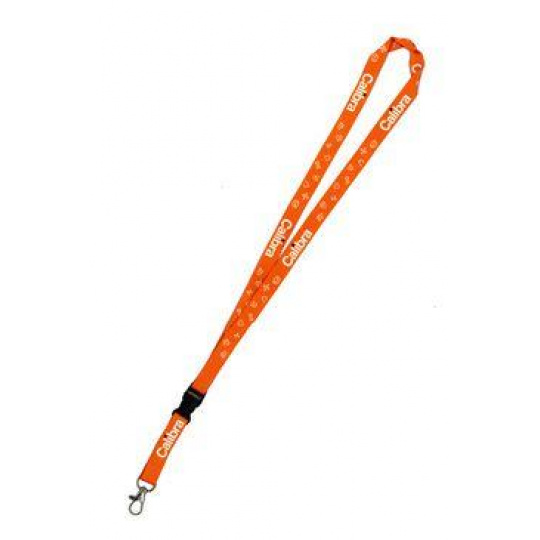 Calibra - kľúčenka na krk oranžová Calibra - kľúčenka na krk oranžová
