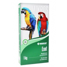 Mikrop Mikros Exot pre papagáje plv 1kg krabička