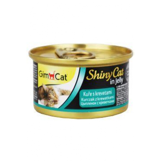 Gimcat ShinyCat konz. kuracie+krevety 70g