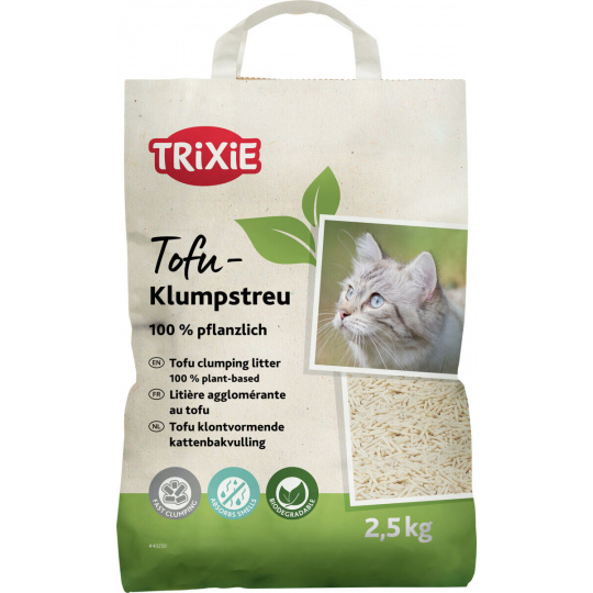 TOFU, 100% rastlinné hrudkujúce stelivo 2.5 kg