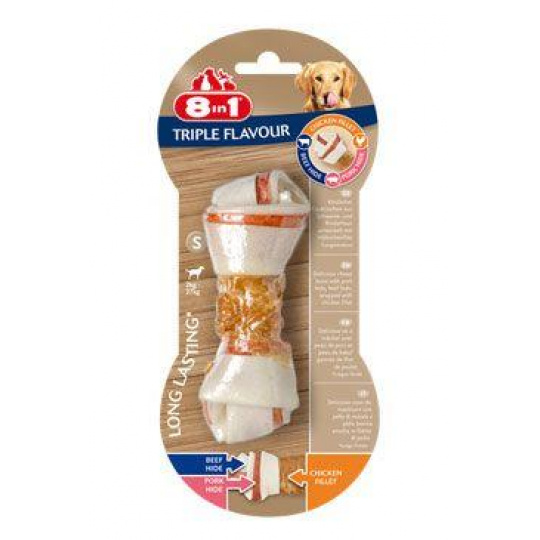 Pochúťka 8in1 Flavours Triple Flavour Bone S/1ks Pochúťka 8in1 Flavours Triple Flavour Bone S/1ks