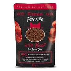 Fitmin FL cat kapsička Hovädzie 85g Fitmin FL cat kapsička Hovädzie 85g