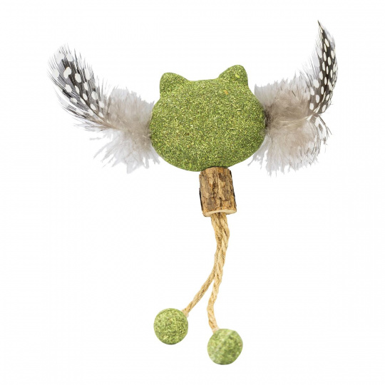 Catnipová mačička s pierkami 5 / 15 cm, HipHop Cat