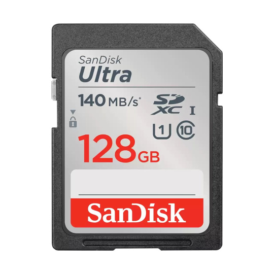 PAMĚŤOVÁ KARTA SANDISK ULTRA 128GB SDXC 140MB/S