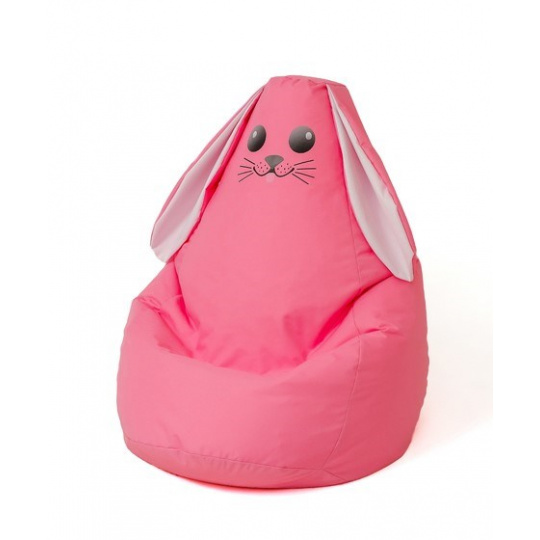 Sako taška pouf Rabbit pink L 105 x 80 cm