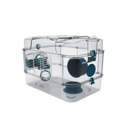 Klietka škrečok Rody 3 SOLO modrá 41x27x28cm Zolux Klietka škrečok Rody 3 SOLO modrá 41x27x28cm Zolux