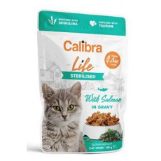 Calibra Cat Life kapsička Sterilised Salmon in gravy 85g