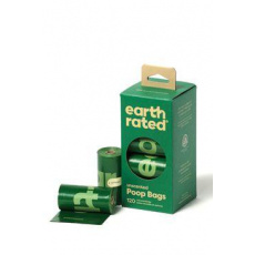 Vrecká na psie exkrementy ER bez vône 8 rolí Vrecká na psie exkrementy ER bez vône 8 rolí