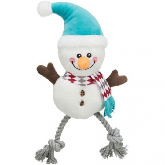 Vianočná hračka pes Xmas SNOWMAN plyš/bavlna 41cm TR Vianočná hračka pes Xmas SNOWMAN plyš/bavlna 41cm TR