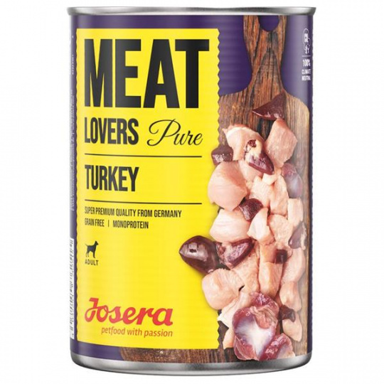 Josera konzerva Dog Meat Lovers Turkey 800 g Josera konzerva Dog Meat Lovers Turkey 800 g