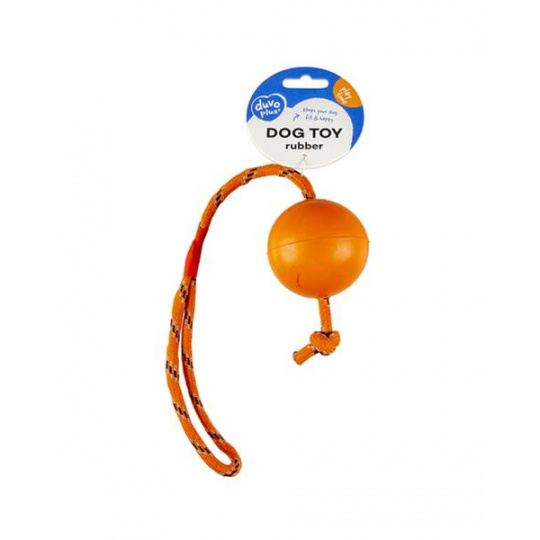 Hračka DUVO+ Lopta gumová, s povrazom, mix farieb s priemerom 6 cm, dĺžka 30 cm Hračka DUVO+ Lopta gumová, s povrazom, mix farieb s priemerom 6 cm, dĺžka 30 cm