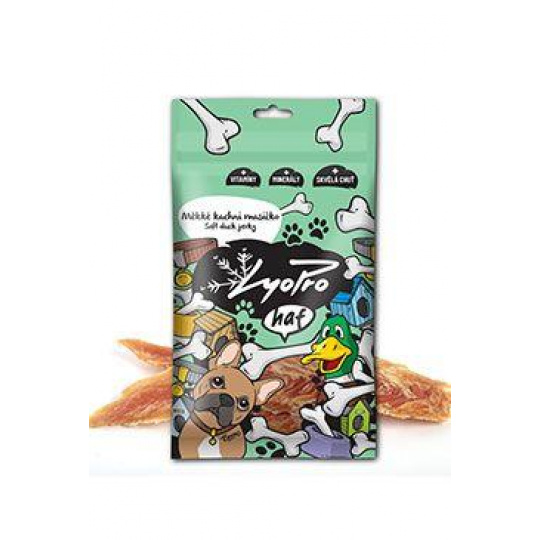 Lyopro DOG pôv. sušené Mäkké kačacie mäso 70g Lyopro DOG pôv. sušené Mäkké kačacie mäso 70g