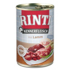 Rinti Dog Kennerfleisch konzerva jehně 400g