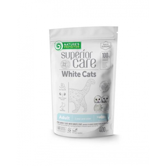 Natures P Superior care white cat GF adult herring all breed 400 g