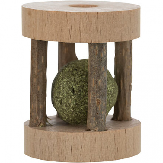 Valček s guľôčkou MATATABI - ježko v klietke, ø 4 × 5 cm Valček s guľôčkou MATATABI - ježko v klietke, ø 4 × 5 cm