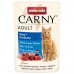 Carny Adult 85 g hovädzie + perlička, kapsička pre mačky