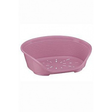 Pelech plast SIESTA DLX 4 ružový 61,5x45x21,5cm FP