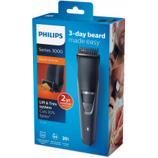 Philips BEARDTRIMMER Series 3000 Zastřihovač vousů s přesným nastavením po 0,5 mm