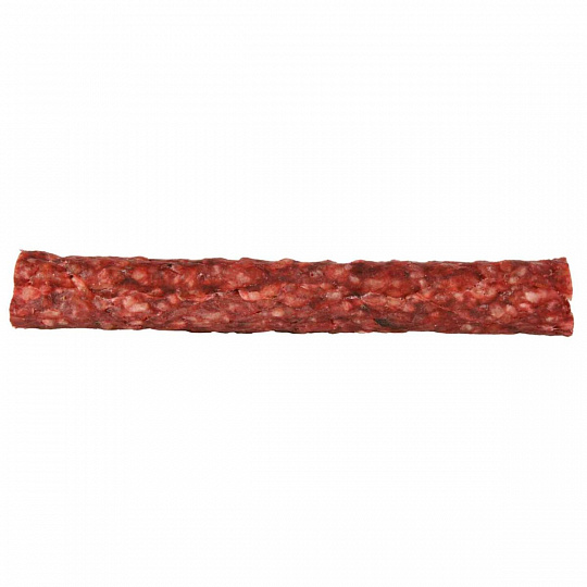 Žuvacia monoproteínová tyčinka z hovädzej kože, príchuť saláma [25 ks], 20 cm/ 80 g