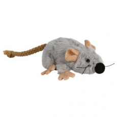 Plyšová myška sivá s catnipom 7 cm Plyšová myška sivá s catnipom 7 cm
