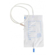 Odberové vrecko na moč 750ml Foley adaptér Kruuse 1ks Odberové vrecko na moč 750ml Foley adaptér Kruuse 1ks