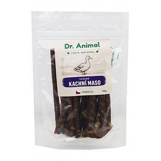 Dr. Animal pochúťka Kačacie mäso tyčinky 100g