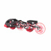Yvolution Neon Combo kolečkové brusle černá/červená, velikost 30-33