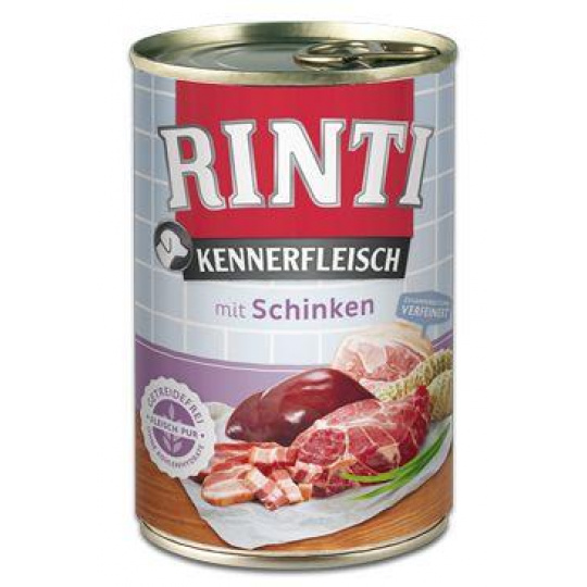 Rinti Dog Kennerfleisch konzerva šunka 400g Rinti Dog Kennerfleisch konzerva šunka 400g