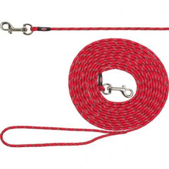 JUNIOR stopovacie vodítko pre šteniatka, XXS-XS: 4m/ø 4 mm, červená JUNIOR stopovacie vodítko pre šteniatka, XXS-XS: 4m/ø 4 mm, červená