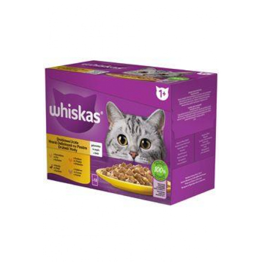 Whiskas kaps. Core hydinový výber v želé 12x85g Whiskas kaps. Core hydinový výber v želé 12x85g