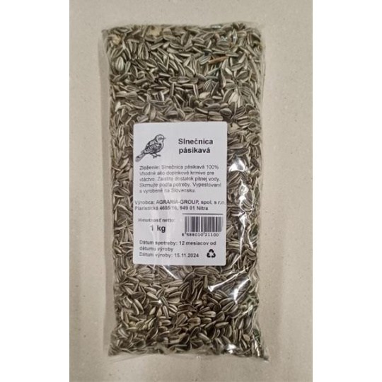 Slnečnica pásikavá malá 1 kg Slnečnica pásikavá malá 1 kg