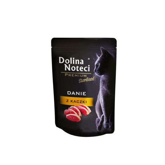 Dolina Noteci Premium Sterilised Miska na kachny - mokré krmivo pro sterilizované kočky - 85g