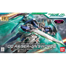 HG 1/144 OO RAISER + GN SWORD III BL