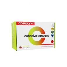Elastická bandáž. CoPoly 7,5cm x 4,5m MIX POTLAČ 6ks