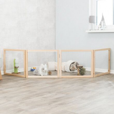 Vnútorný výbeh pre hlodavce, prírodné drevo/kov Vnútorný výbeh pre hlodavce, prírodné drevo/kov