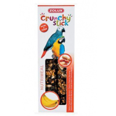 Crunchy Stick Parrot Arašidy/Banán 2ks Zolux Crunchy Stick Parrot Arašidy/Banán 2ks Zolux