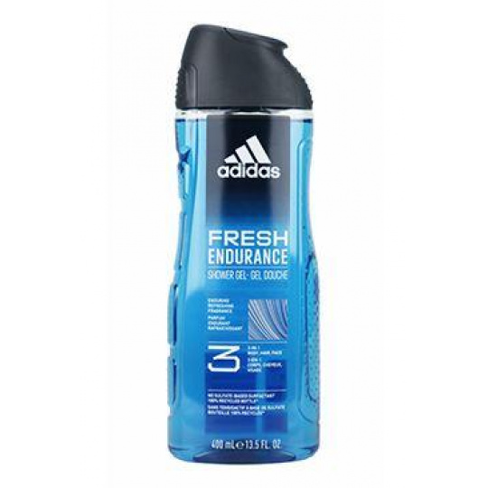 Adidas sprchový gél Fresh Endurance 3v1 pre mužov 400ml Adidas sprchový gél Fresh Endurance 3v1 pre mužov 400ml